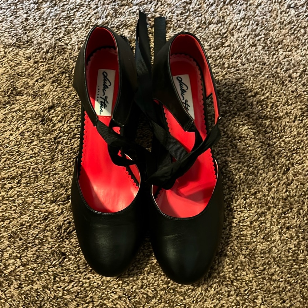 Black and Red Heels by Unknown Brand